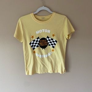 Yellow Brandy Melville tee